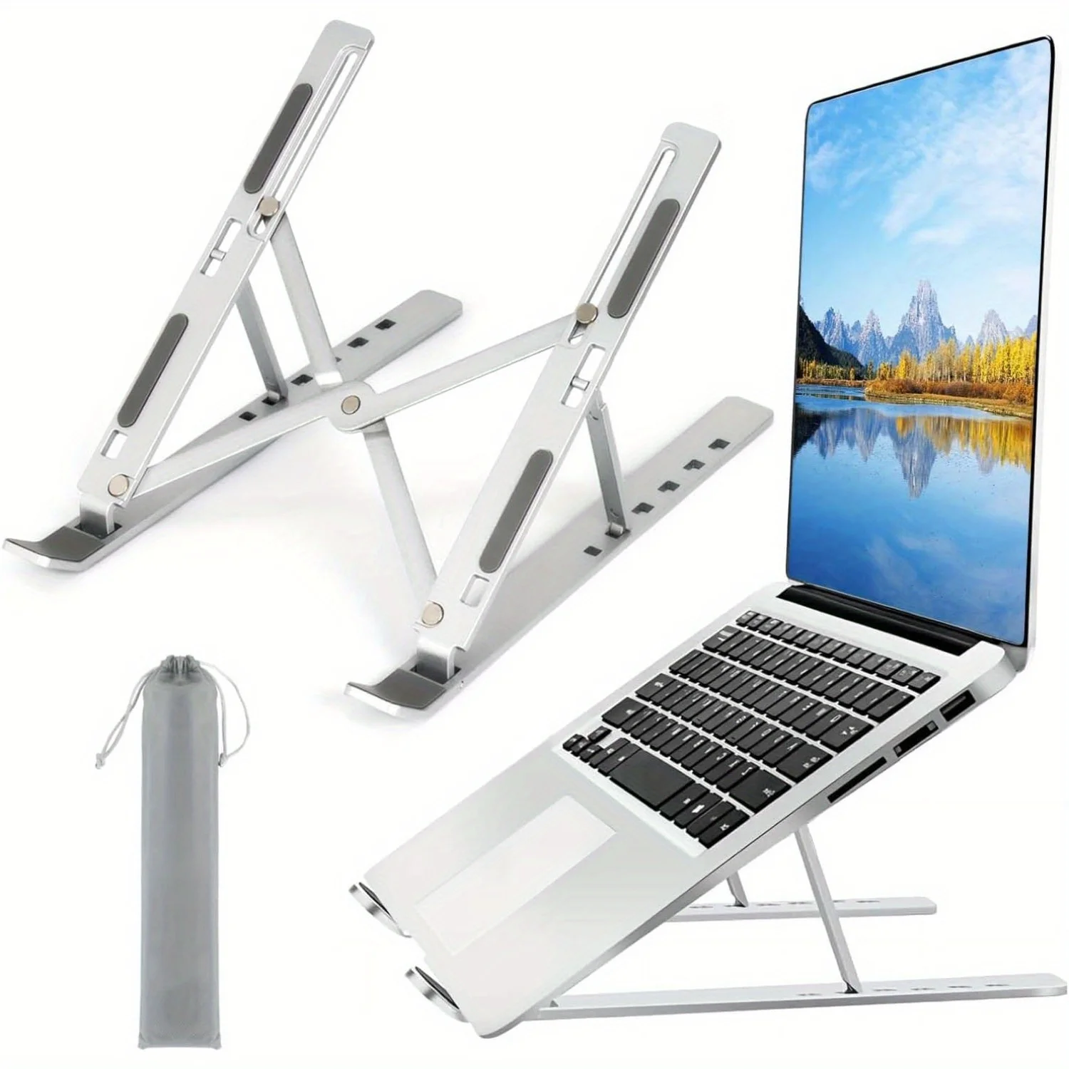 Laptop Cooling Pad - Regulowana aluminiowa podstawka do laptopa -