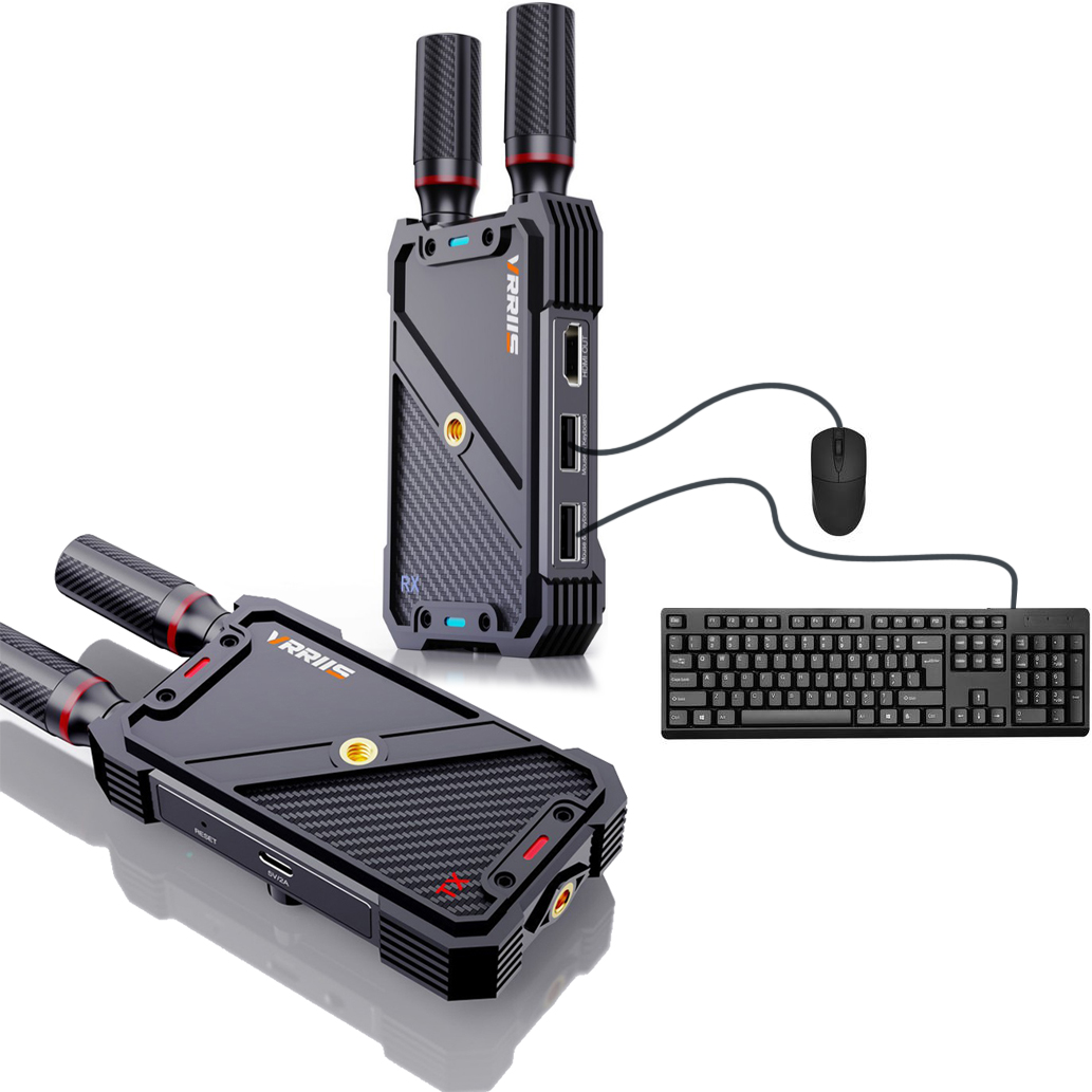 Laptop Mouse - VRRIIS WL082K 400m Bezprzewodowy przedłużacz HDMI