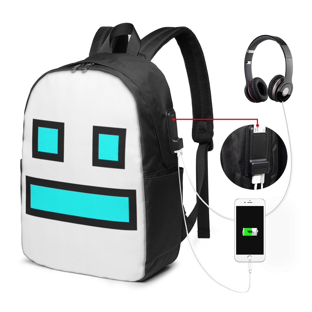 Plecak Geometry Dash na konsol – Laptop Bag recenzja i cena