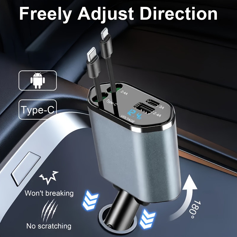 Szybka ładowarka samochodowa 4 – Usb C Hub recenzja i cena