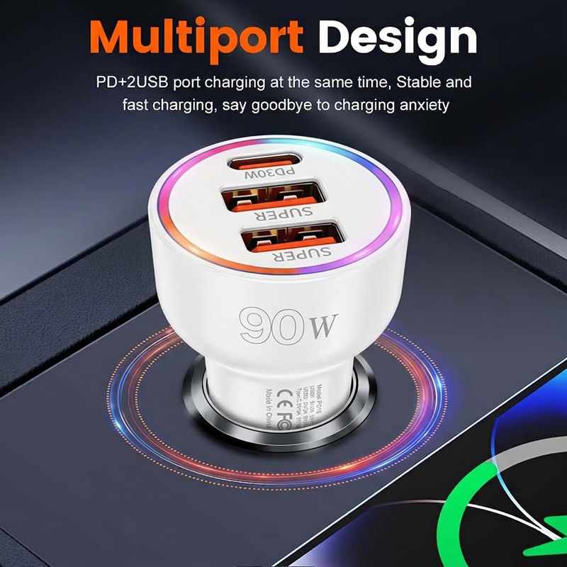Ładowarka samochodowa 90W z wi – Usb C Hub recenzja i cena